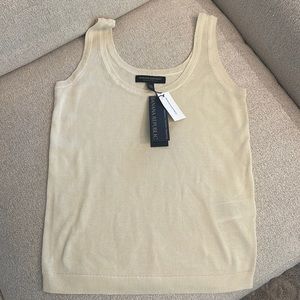 NWT Banana Republic Organic Cotton Knit Sleeveless Sweater